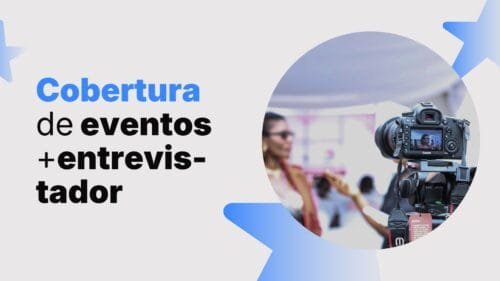 Cobertura de evento profesional + entrevistador profesional (2.5h)