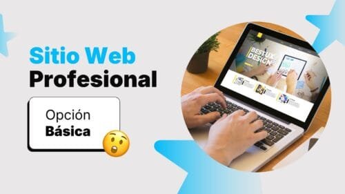 Sitio Web Profesional para que tengas presencia online - Opción Básica